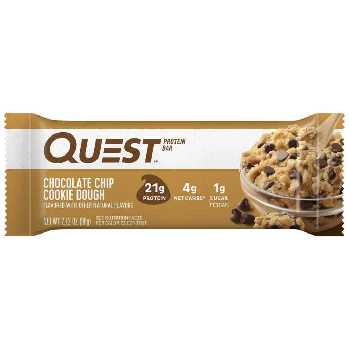 Chocolate Chip Cookie Dough Protein Bars