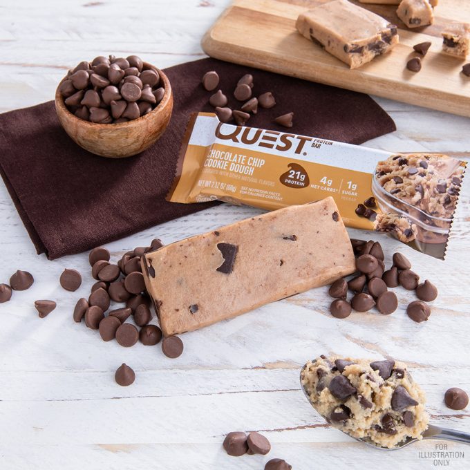 Chocolate Chip Cookie Dough Protein Bars