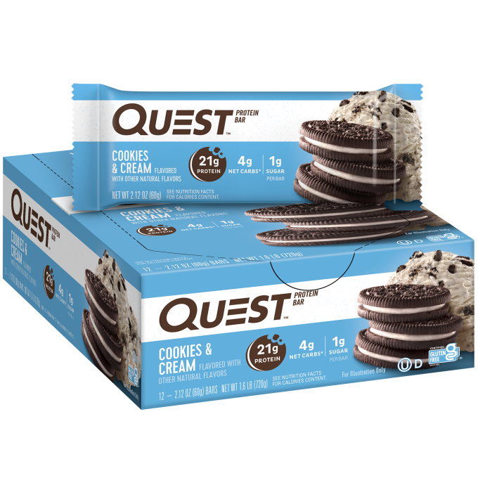 Cookies & Cream Protein Bars