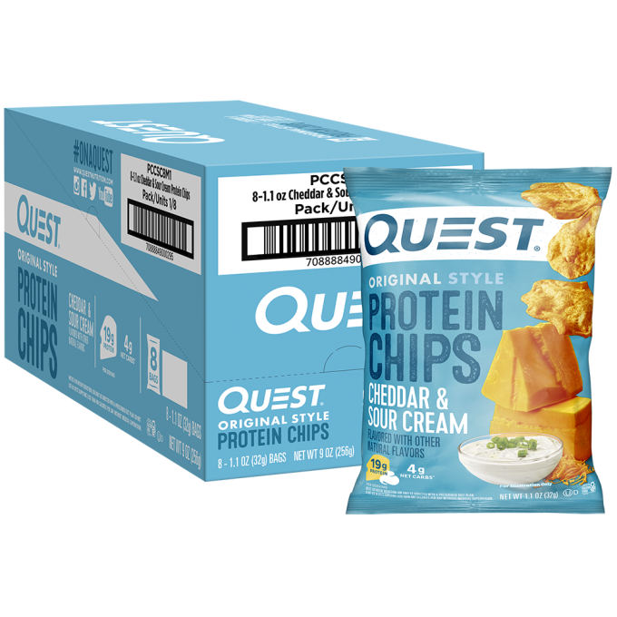 Cheddar & Sour Cream Original Style Protein Chips
