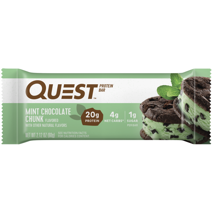 Mint Chocolate Chunk Protein Bars