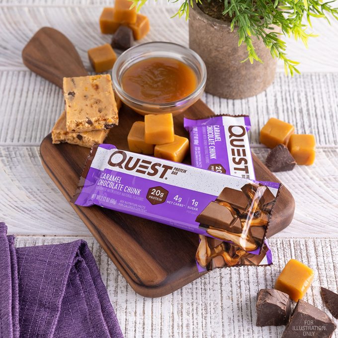Caramel Chocolate Chunk Protein Bars