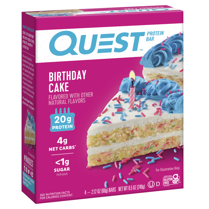 Birthday Cake Protein Bars