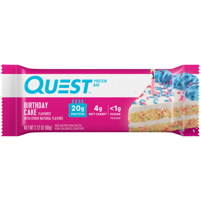 Birthday Cake Protein Bars