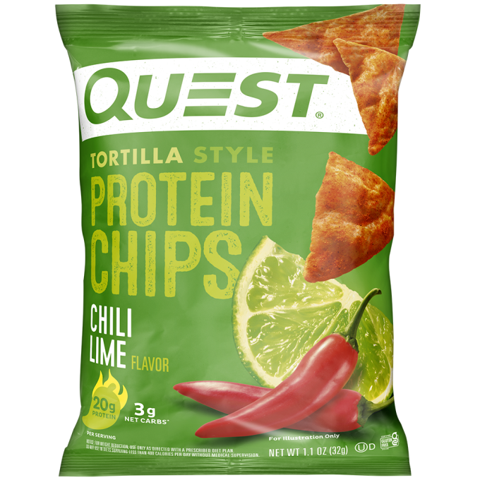 Chili Lime Tortilla Style Protein Chips