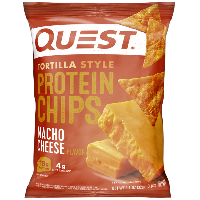 Nacho Cheese Tortilla Style Protein Chips