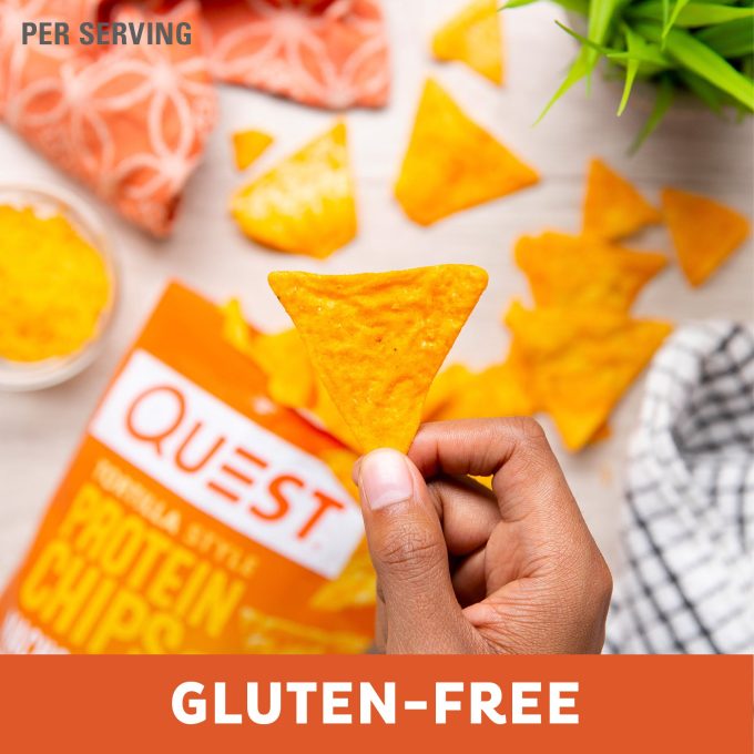 Nacho Cheese Tortilla Style Protein Chips