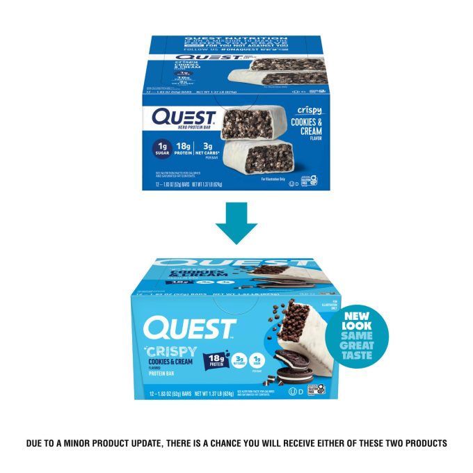 Cookies & Cream Crispy Hero Protein Bars