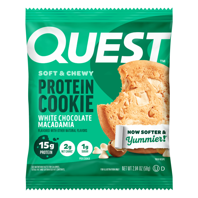 White Chocolate Macadamia Protein Cookies