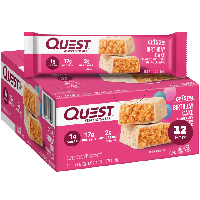 Birthday Cake Crispy Hero Bars