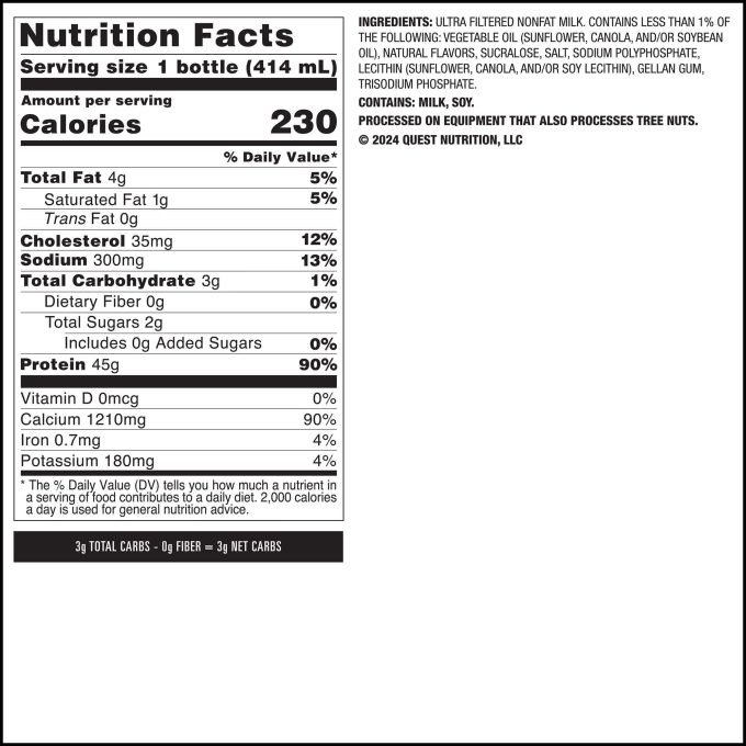 Vanilla 45g Protein Milkshake