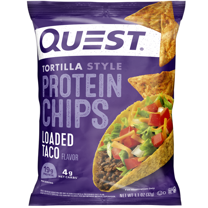 Loaded Taco Tortilla Style Protein Chips