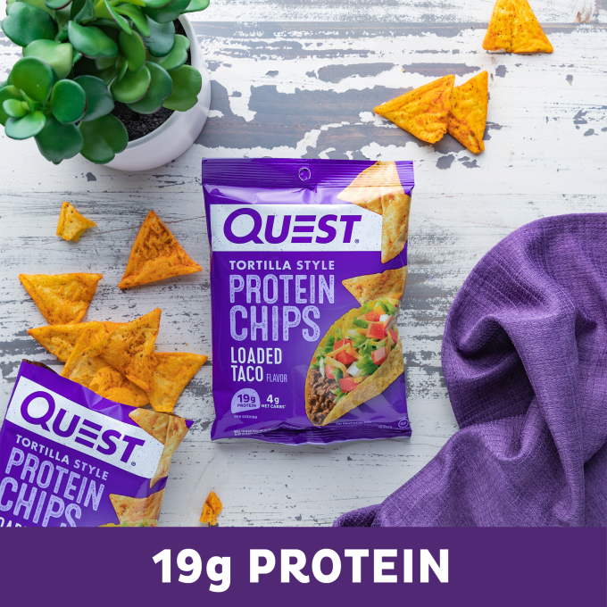 Loaded Taco Tortilla Style Protein Chips