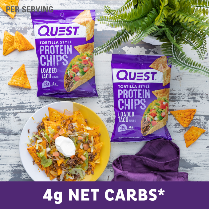 Loaded Taco Tortilla Style Protein Chips
