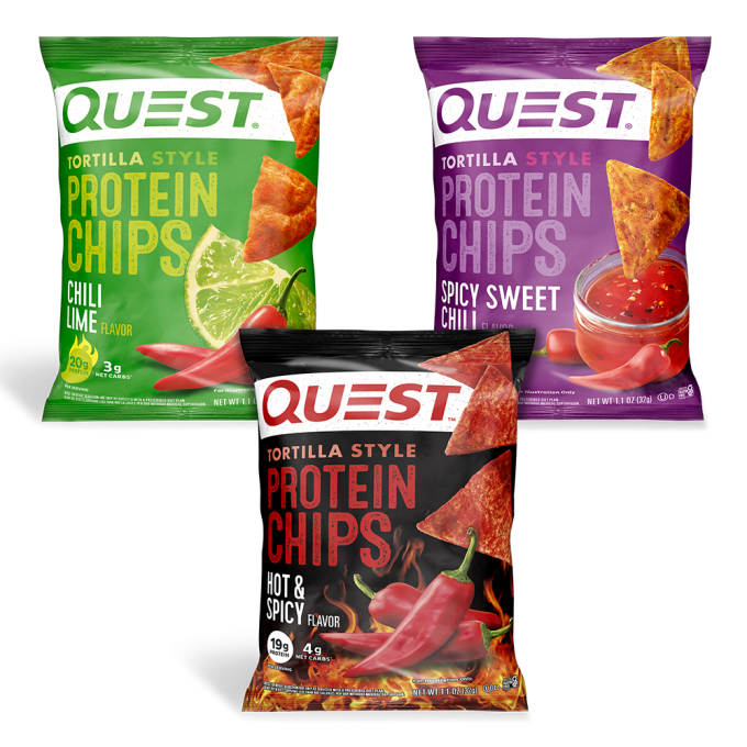 Spicy Protein Chips Variety Pack